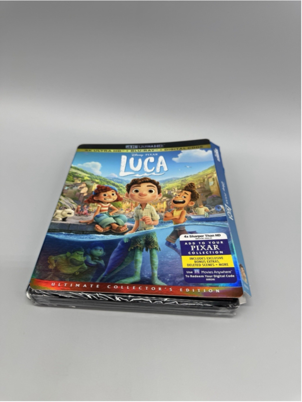 Luca (Blu-ray, 4K Ultra HD, 2021, 2-Disc Set, Collector’s Edition) NEW SEALED